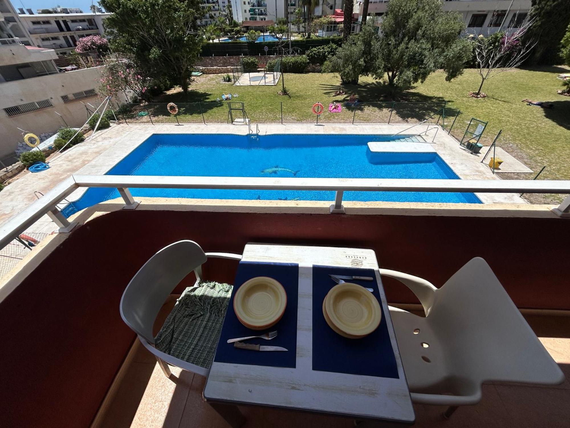 Piscina Terrazza Seaview Apartment Benalmadena Luaran gambar